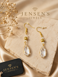 Crystal Teardrop Earrings